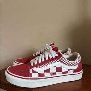 Red and White Checkered Vans!